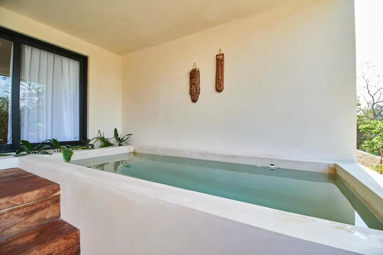 Fancy Tropical Apartment Cozy Private Balcony With Plunge Pool Premium Location In Тулум