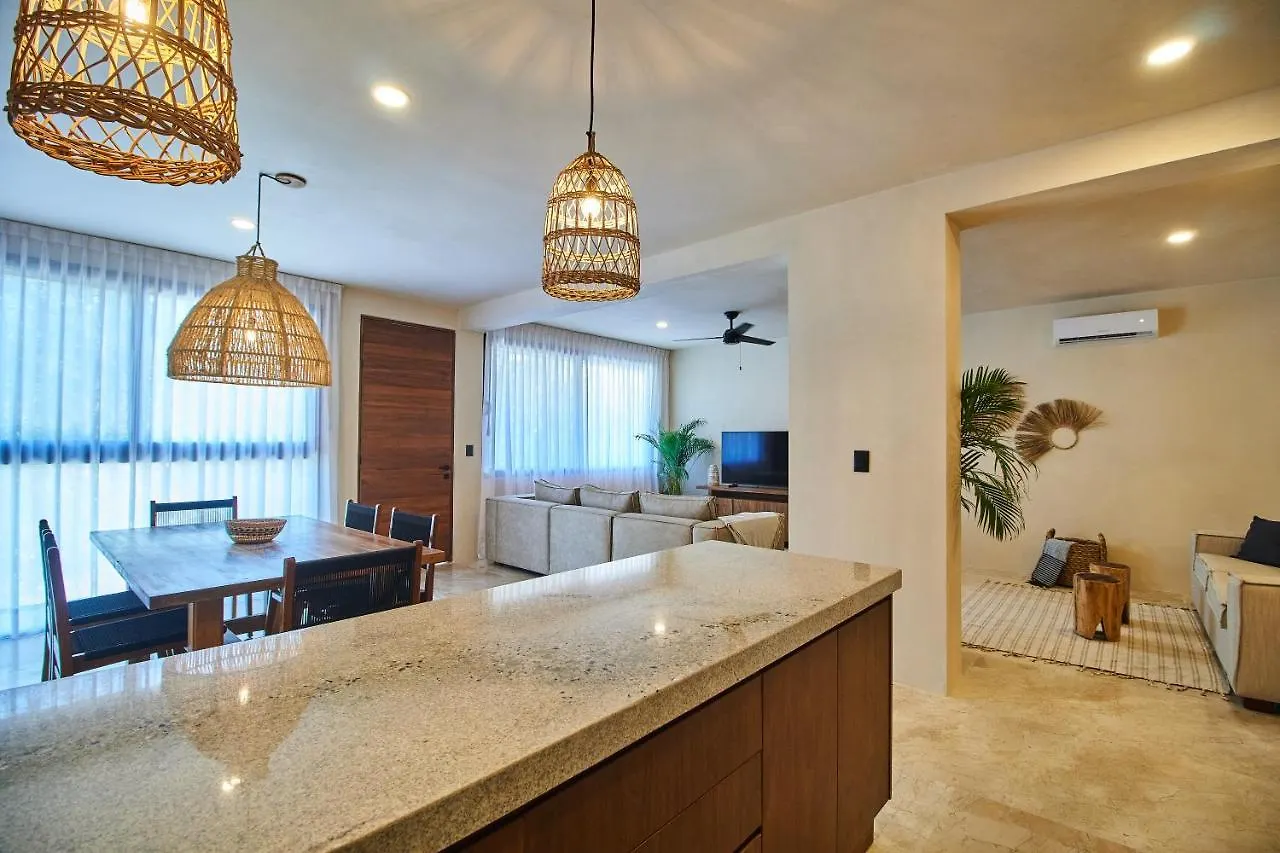 Fancy Tropical Apartment Cozy Private Balcony With Plunge Pool Premium Location In Тулум