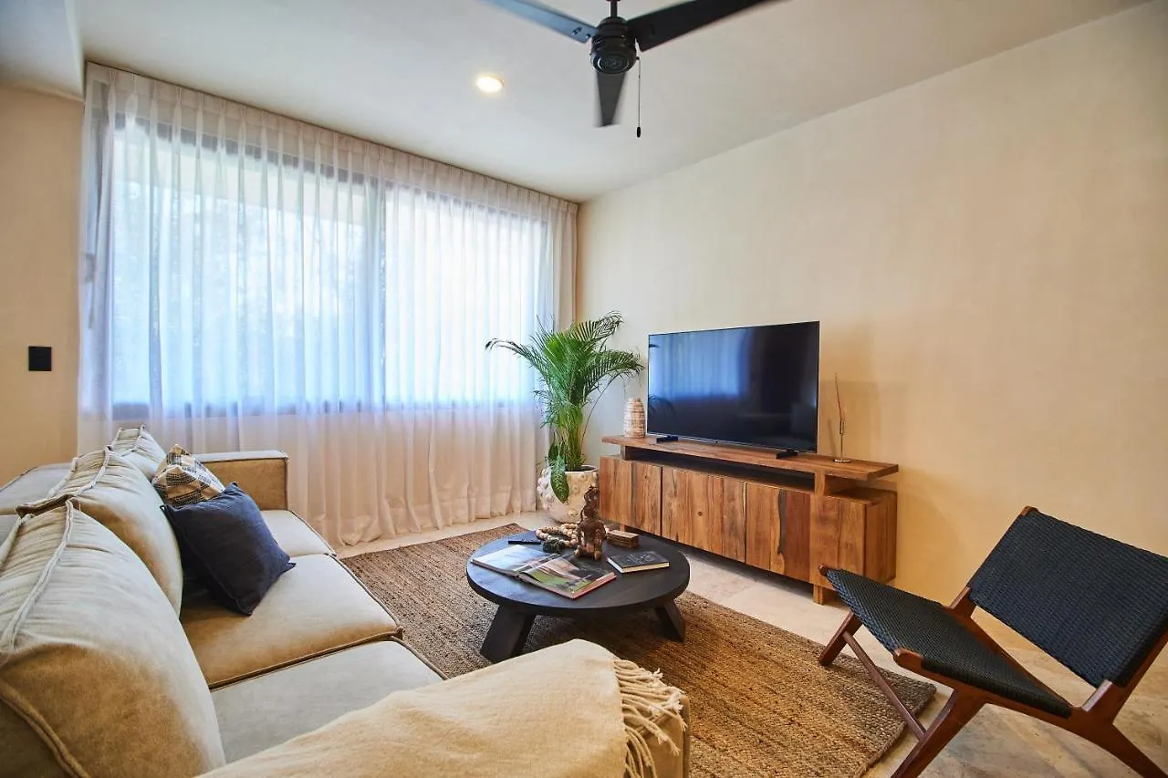 Fancy Tropical Apartment Cozy Private Balcony With Plunge Pool Premium Location In Tulum Messico