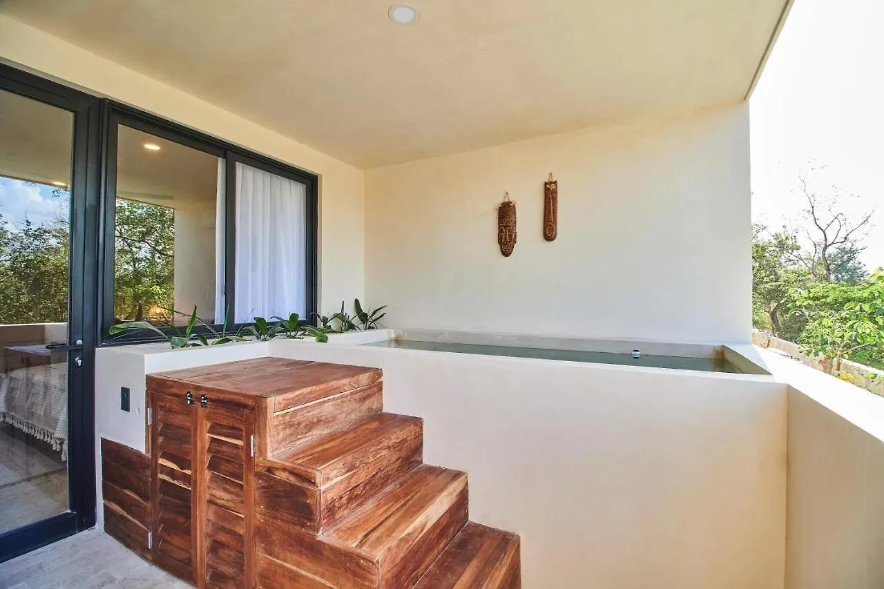 Fancy Tropical Apartment Cozy Private Balcony With Plunge Pool Premium Location In Tulum Messico
